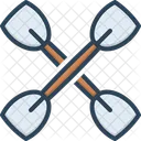 Paddle Oar Wooden Icon