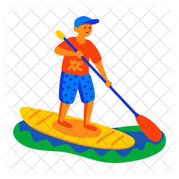 Paddleboarding  Icon