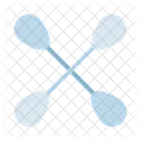 Paddles Boat Rowing Icon