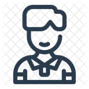 Padel Coach Padel Trainer Icon