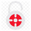 Padlock Target Safe Icon
