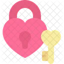 Padlock Valentines Day Relationship Icon