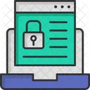 Padlock Laptop Lock Browser Lock Icon