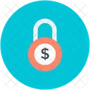 Padlock Safety Dollar Icon