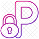 Padlock Alphabet Shape And Symbol Icon