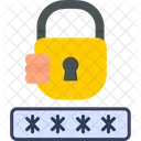 Padlock Enter Password Pass Phrase Icon