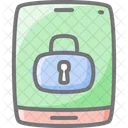 Mobile Lock Awesome Lineal Icon Icon