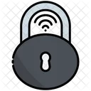 Padlock Wifi Bluetooth Icon