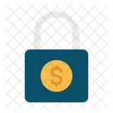Padlock Dollar Safety Icon