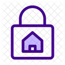 Padlock House Lock Icon