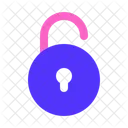 Padlock Circle Unlocked Privacy Security Icon