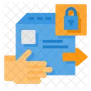Padlock Delivery  Icon