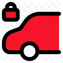 Padlock Car Transportation Icon