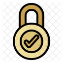 Hingesdoor Coloroutlined Padlock Icon