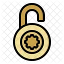 Hingesdoor Coloroutlined Padlock Icon