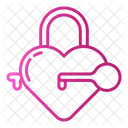 Padlock Love Valentine Icon