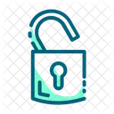 Padlock Protection Unlock Icon