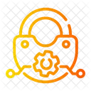 Padlock Secure Blockchain Icon