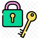 Padlock Key  Icon