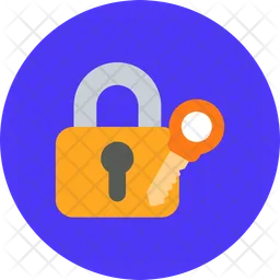 Padlock Key  Icon