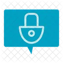 Padlock Message Guard Chatting Icon