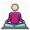 Meditacao Meditar Ioga Ícone