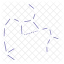 Padrão de estrela de sagitário  Ícone