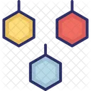 Padrao Geometrico Forma Hexagonal Padrao Hexagonal Ícone