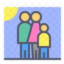 Padre Hijo Nino Icono