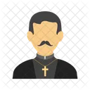 Sacerdote Avatar Profissao Ícone