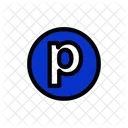 P Alfabeto Letra Icono