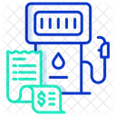 Pagamento Del Carburante Fattura Del Carburante Fattura Del Carburante Icon