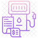 Pagamento Del Carburante Fattura Del Carburante Fattura Del Carburante Icon