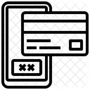 Pagamento Com Cartao Pagamento Movel Entrega Ícone