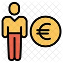 Pagamento in euro  Icon