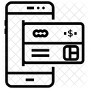 Pagamento Mobile Transazione Mobile E Transazione Icon