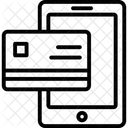 Servicos Bancarios Cartao De Credito Pagamento Movel Ícone