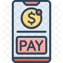 Pagamento Movel Pagamento Salario Icon