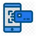 Cartao De Credito Movel Pagamento On Line Pagamento Movel Ícone
