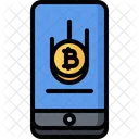 Telefone Bitcoin Moeda Ícone