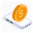 Pagamento Movel Banco Movel Banco Digital Ícone
