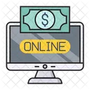 On Line Pagar Dolar Icon