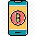 Pagamento on-line de bitcoin  Ícone