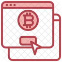 Pagar Por Bitcoin Criptomoeda Icon