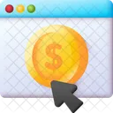 Pagamento Por Clique Ppc Clique Ícone
