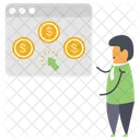 Ppc Marketing On Line Publicidade Digital Ícone