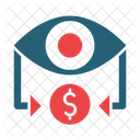 Pagamento Por Visualizacao Dolar Marketing Ícone