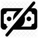 Pagamento Proibido Proibicao De Dinheiro Bloqueio De Pagamento Icon