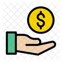 Pagar Dolar Dinheiro Ícone