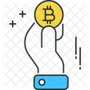 Pagar Con Bitcoin Pagar Pago Icono